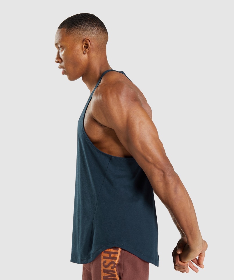 Gymshark Odważne Stringi Granatowe