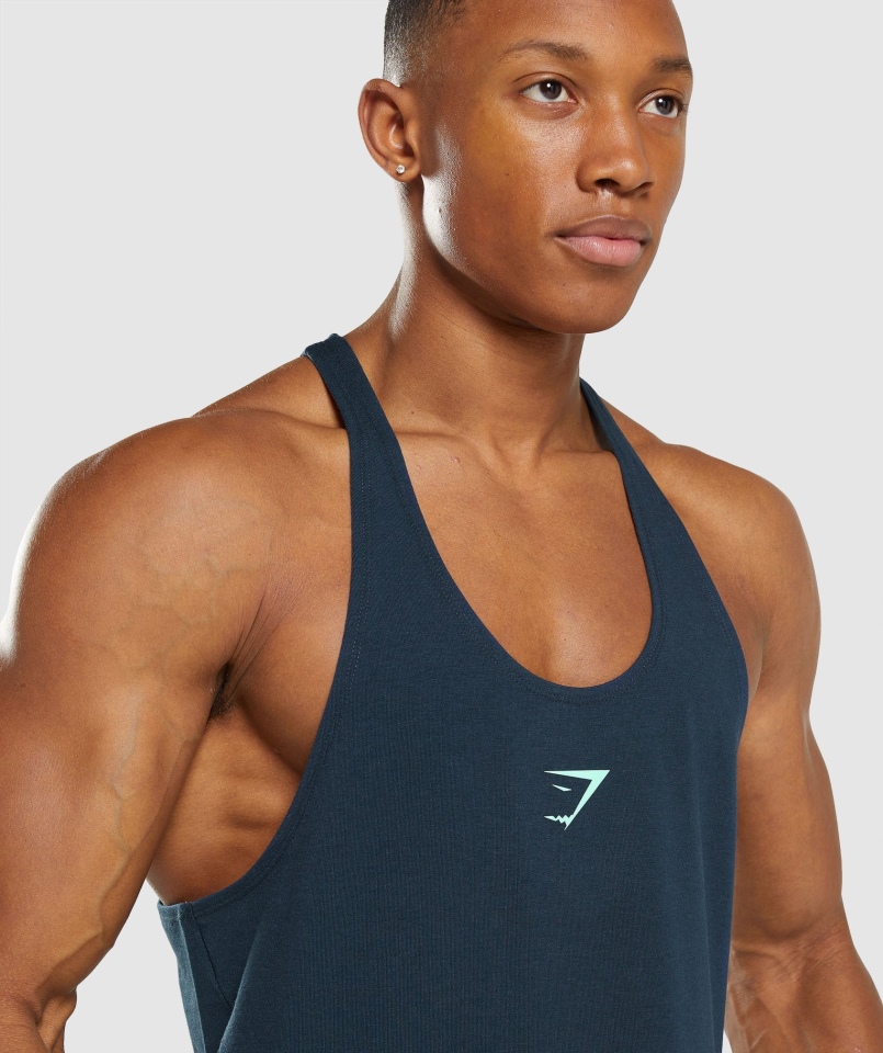 Gymshark Odważne Stringi Granatowe