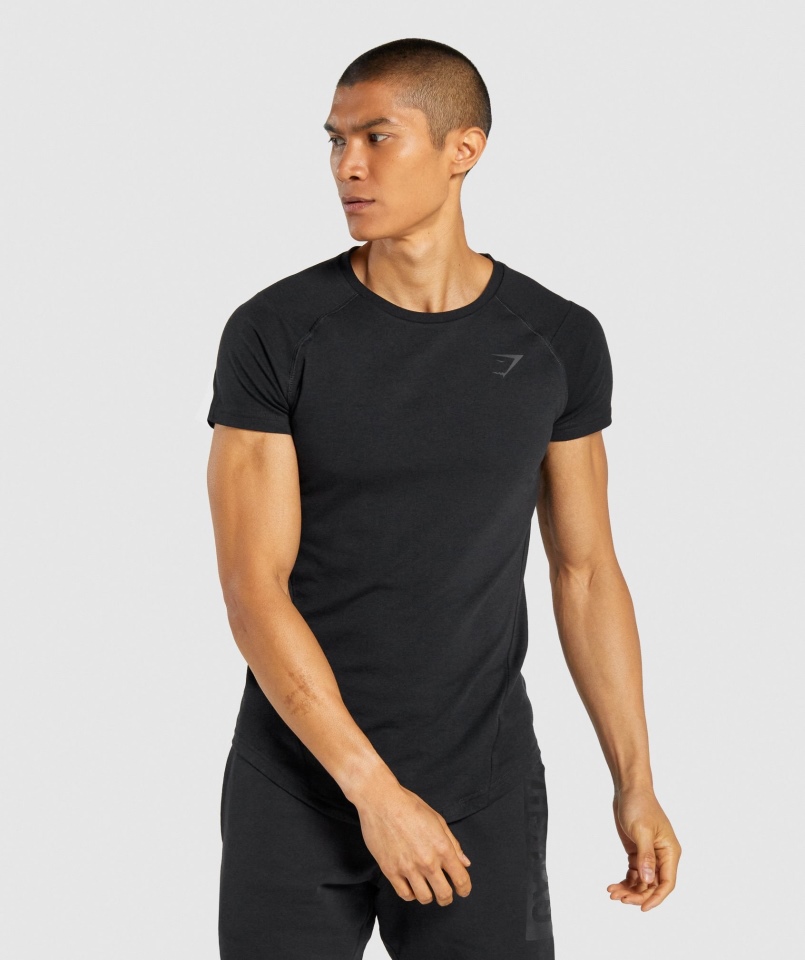 Gymshark Odważny T-shirt Czarny