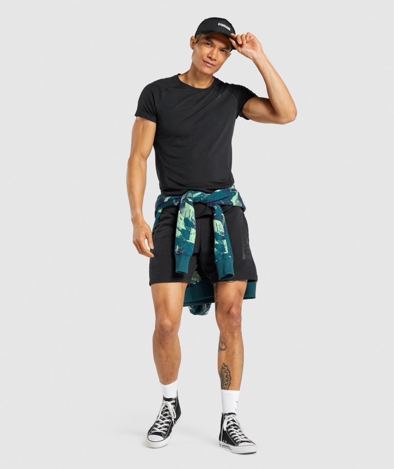 Gymshark Odważny T-shirt Czarny