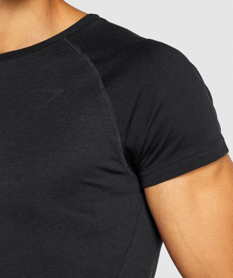 Gymshark Odważny T-shirt Czarny
