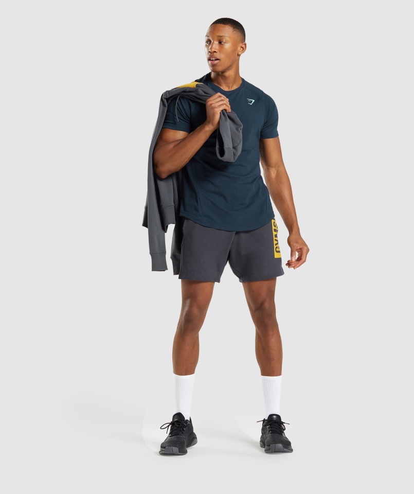 Gymshark Odważna Koszulka Męska Granatowa