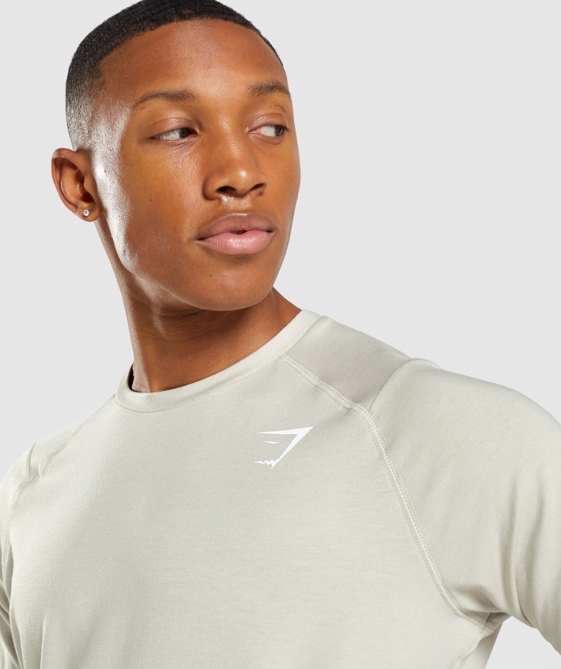 Gymshark Odważna Koszulka Męska Pebble Grey