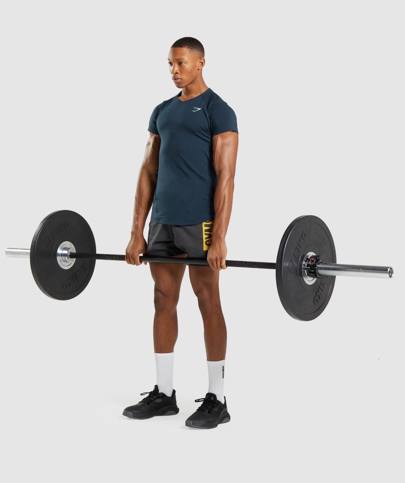 Gymshark Odważny T-shirt Granatowy