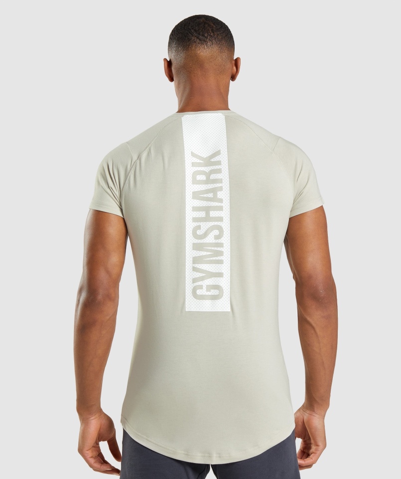 Gymshark Odważna Koszulka Pebble Grey