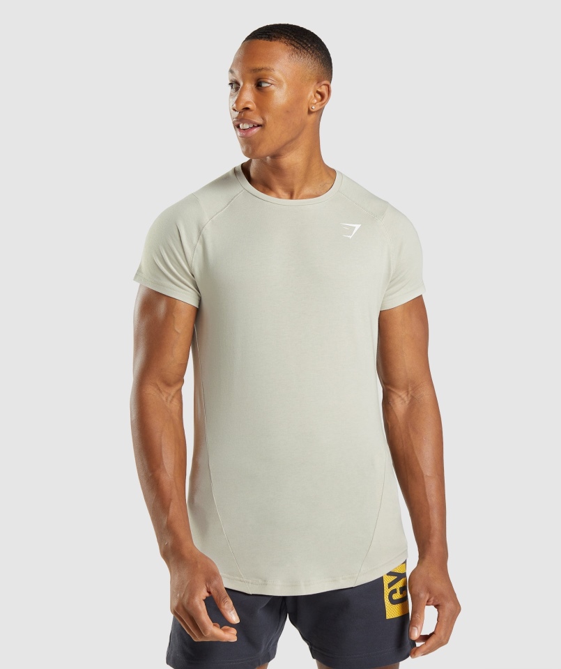 Gymshark Odważna Koszulka Pebble Grey