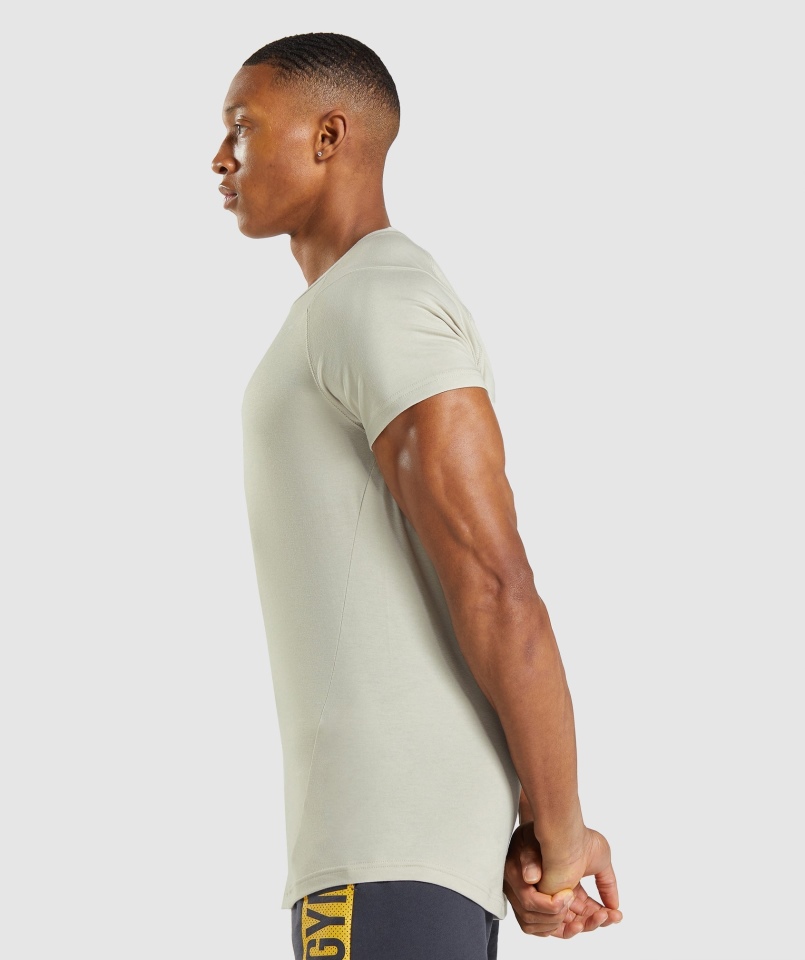 Gymshark Odważna Koszulka Pebble Grey