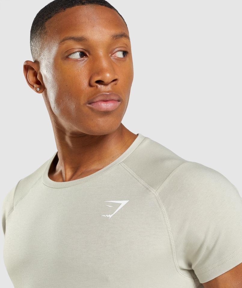 Gymshark Odważna Koszulka Pebble Grey
