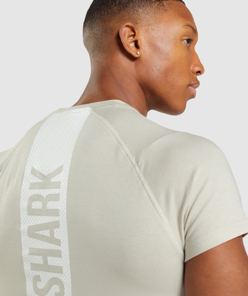 Gymshark Odważna Koszulka Pebble Grey