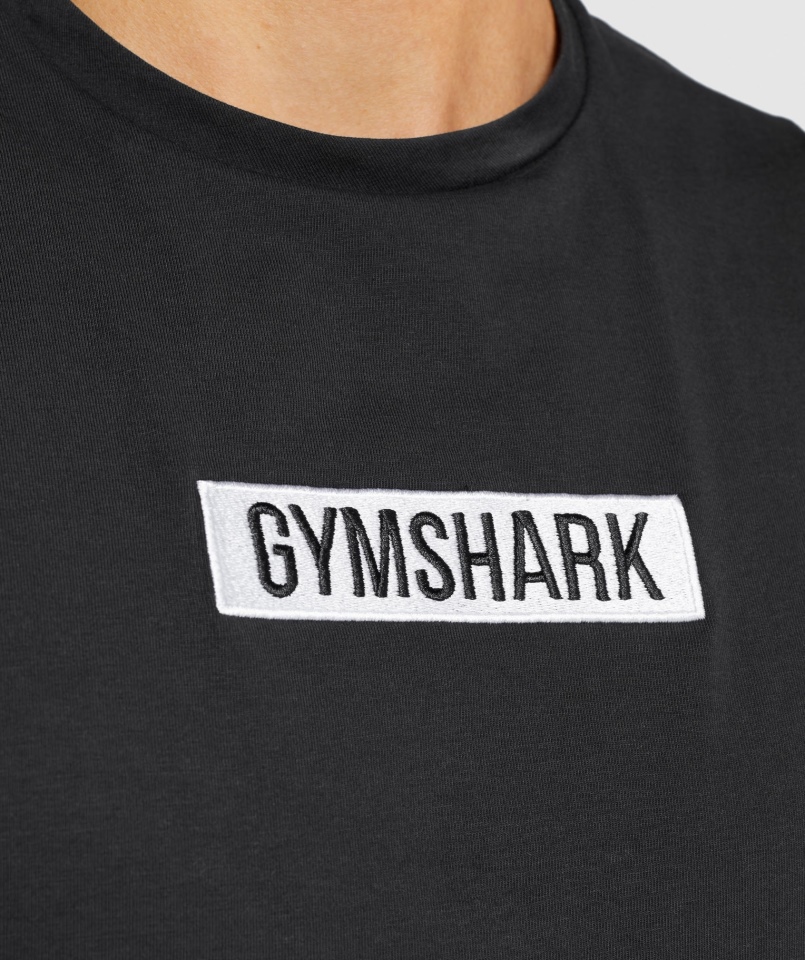 Gymshark Centralny Zbiornik Na Ramię Czarny