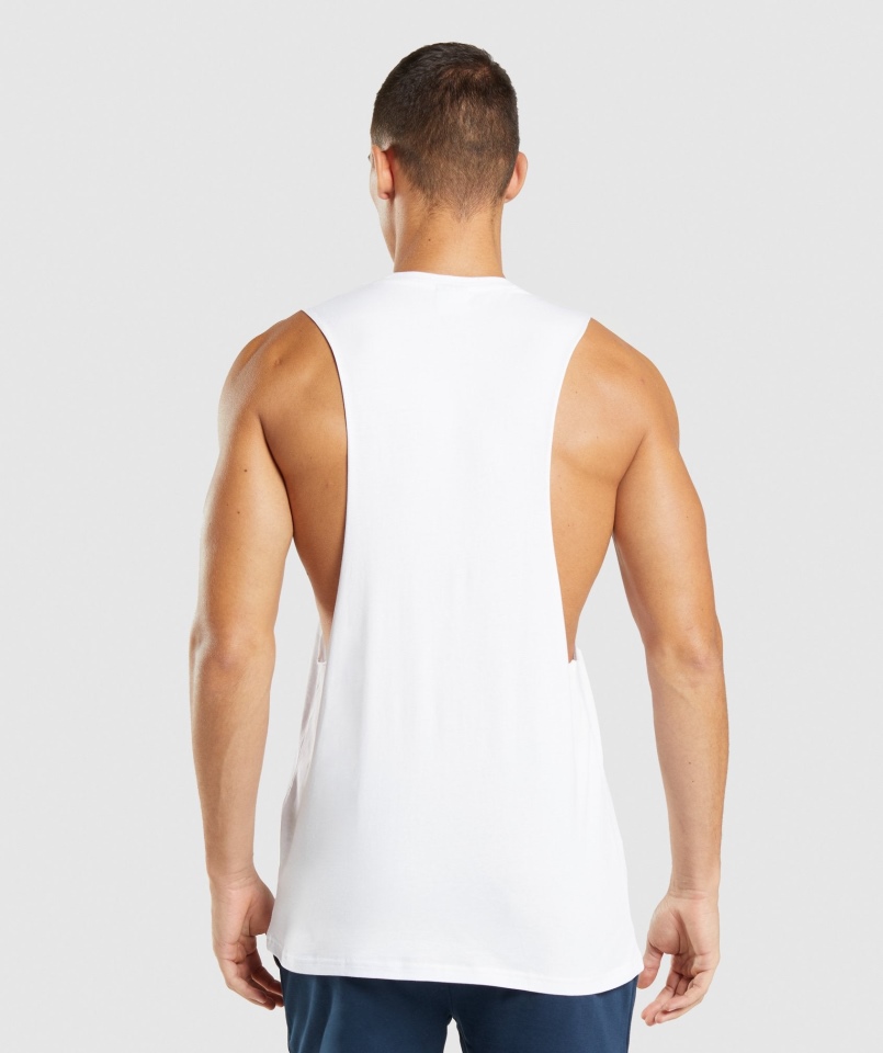 Gymshark Centralny Zbiornik Na Ramię, Biały