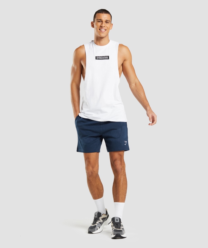 Gymshark Centralny Zbiornik Na Ramię, Biały
