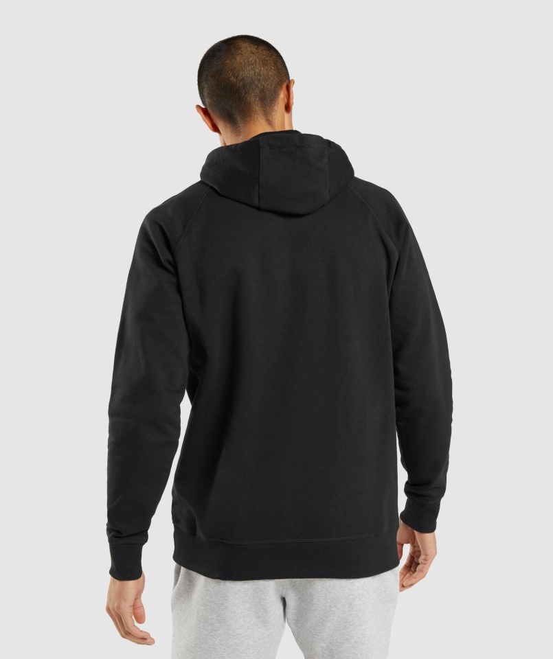 Gymshark Centralna Bluza Z Kapturem Czarna