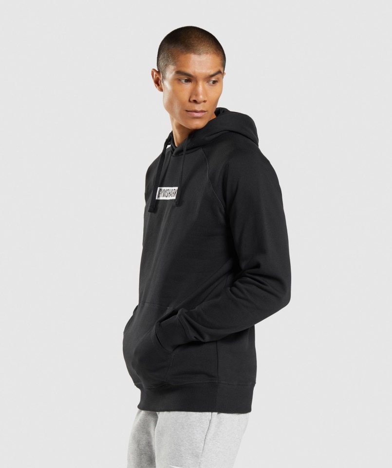 Gymshark Centralna Bluza Z Kapturem Czarna