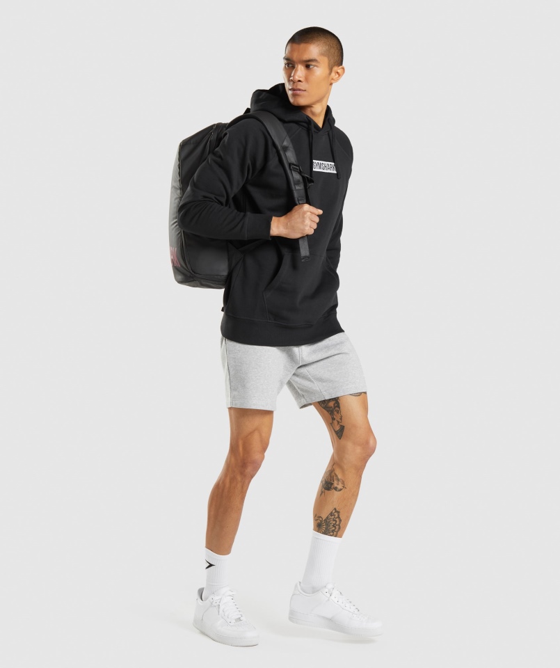 Gymshark Centralna Bluza Z Kapturem Czarna