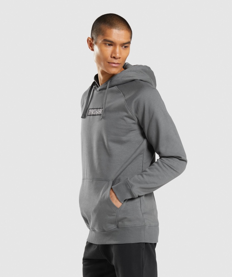 Gymshark Centralna Bluza Z Kapturem Grafitowa