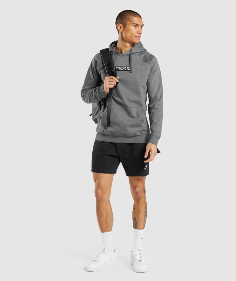 Gymshark Centralna Bluza Z Kapturem Grafitowa