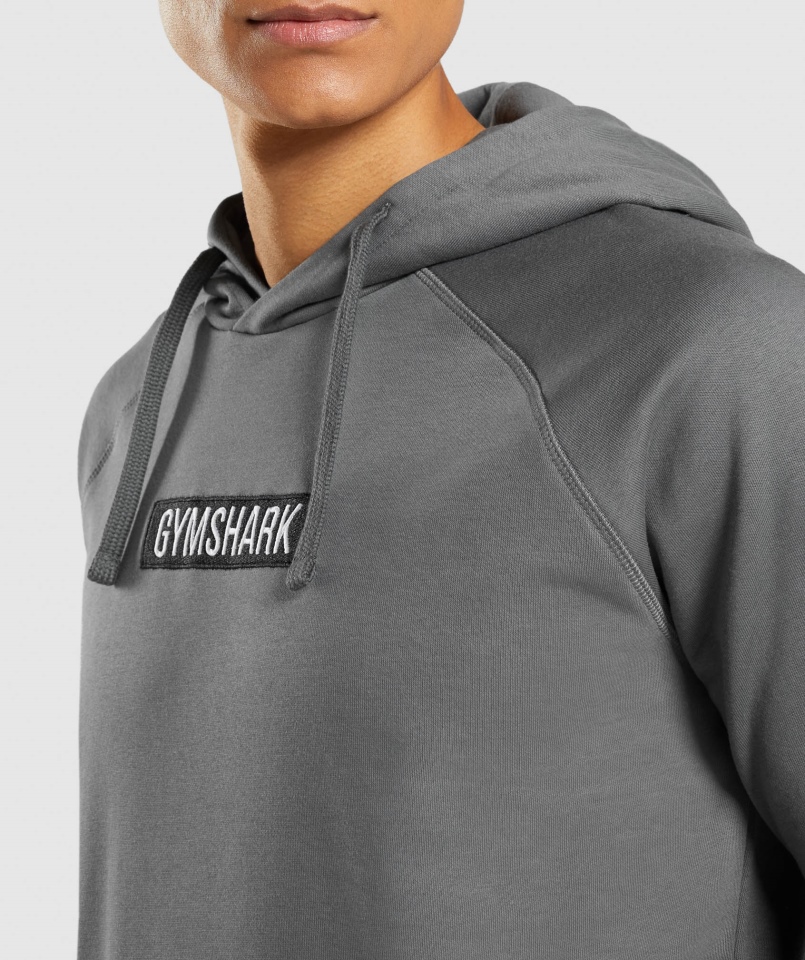 Gymshark Centralna Bluza Z Kapturem Grafitowa