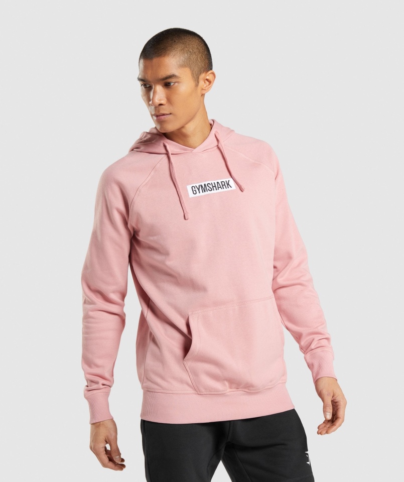 Gymshark Centralna Bluza Z Kapturem Różowa