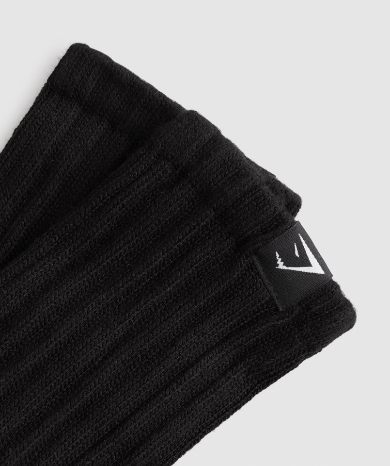 Gymshark Wygodne Skarpetki Na Dzień Odpoczynku Czarne