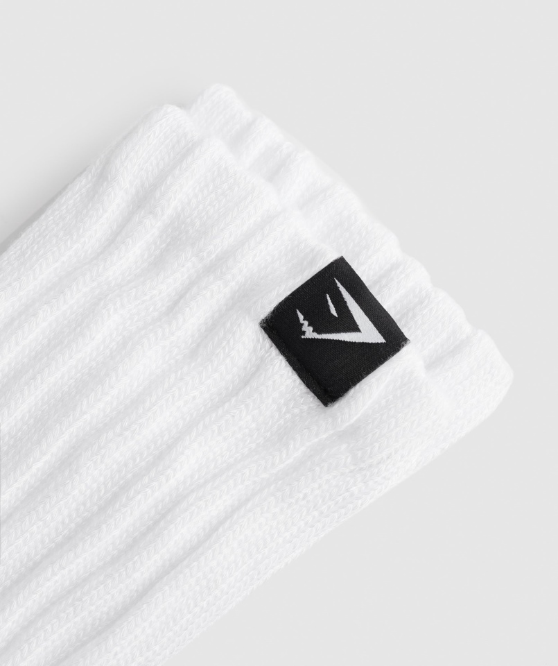 Gymshark Wygodne Skarpetki Na Dzień Odpoczynku Białe