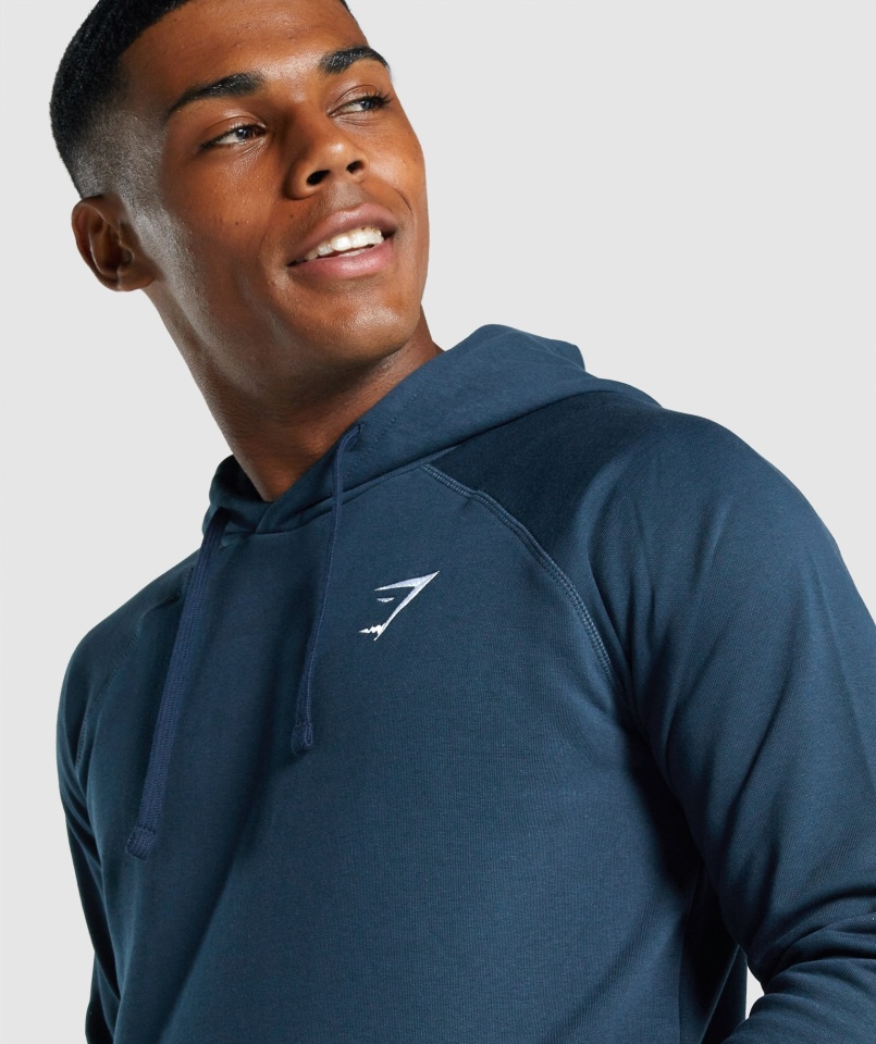 Gymshark Bluza Z Kapturem Granatowa
