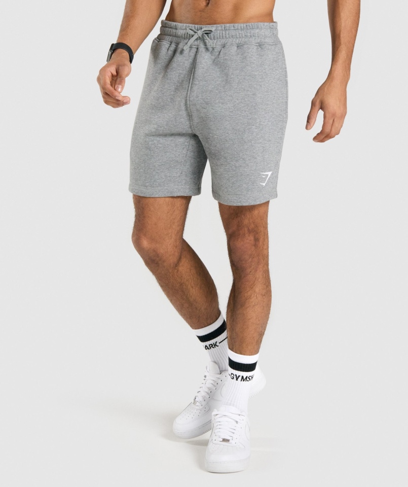 Spodenki Gymshark Z Emblematem Grafitowe Marl