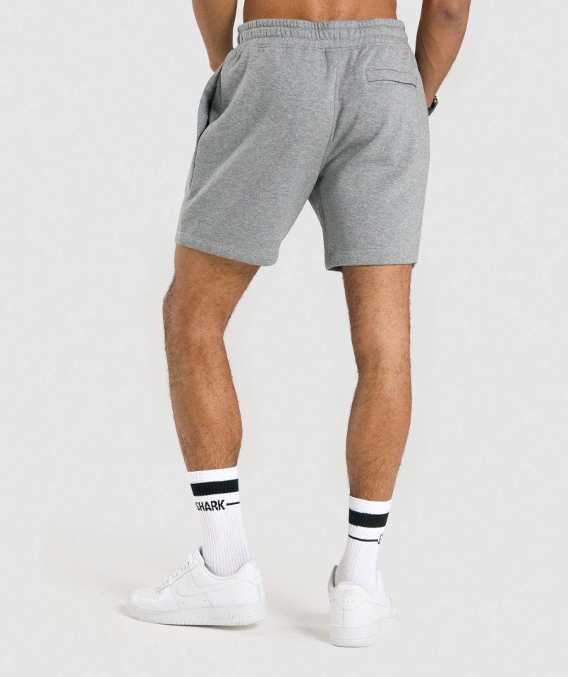 Spodenki Gymshark Z Emblematem Grafitowe Marl