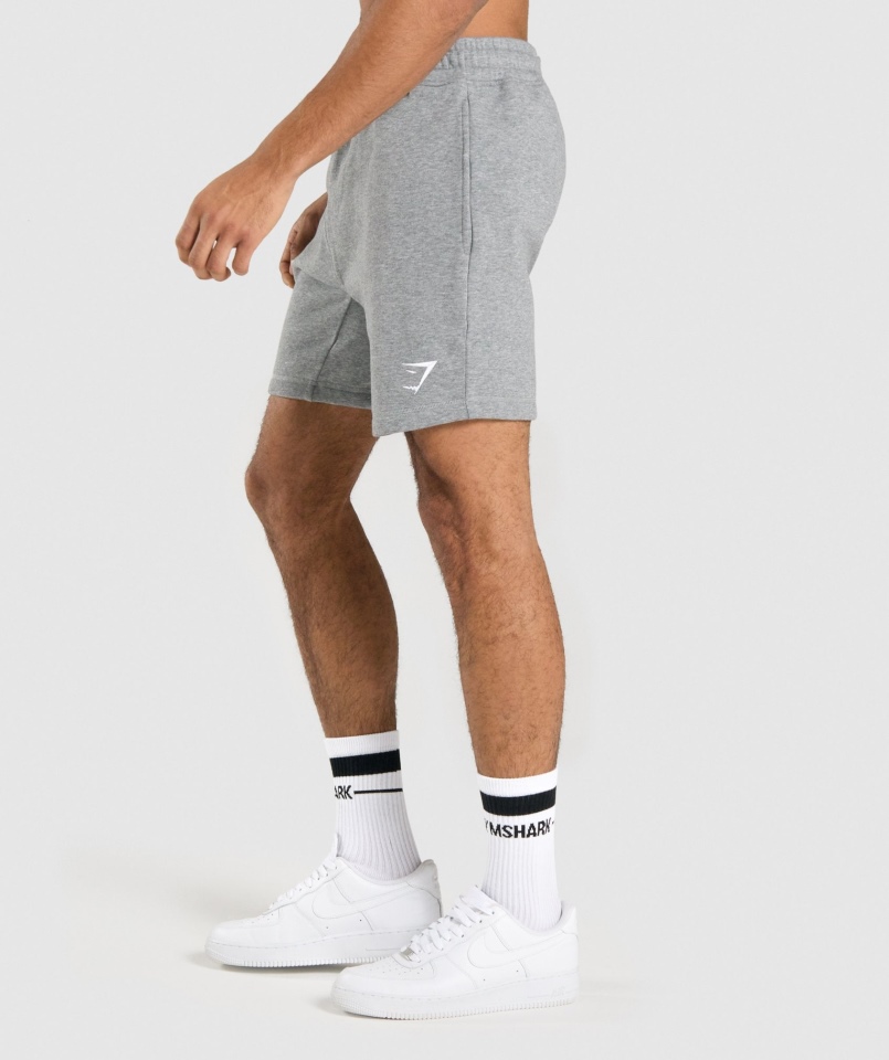 Spodenki Gymshark Z Emblematem Grafitowe Marl