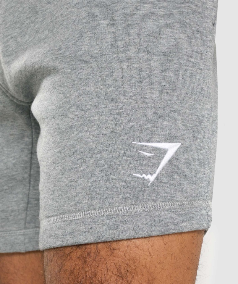 Spodenki Gymshark Z Emblematem Grafitowe Marl