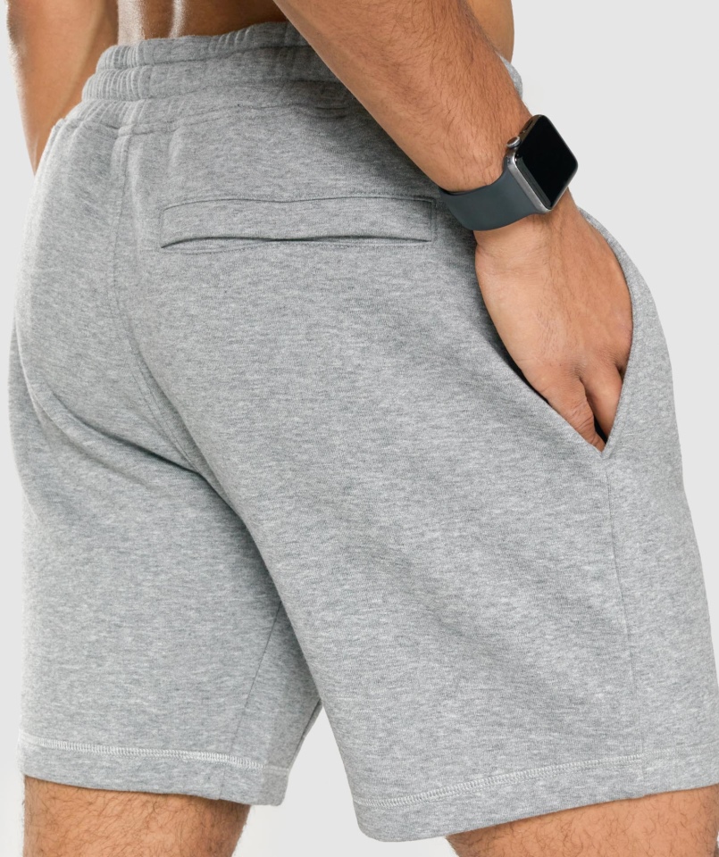 Spodenki Gymshark Z Emblematem Grafitowe Marl