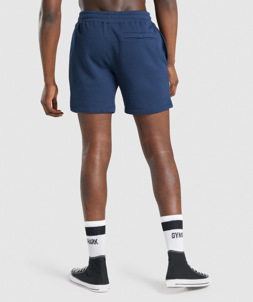Szorty Gymshark Z Emblematem Granatowe