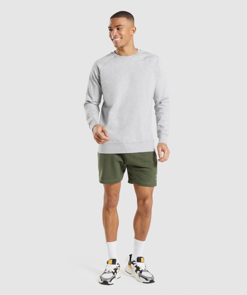 Gymshark Bluza Z Herbem Jasnoszara Rdzeń Marl
