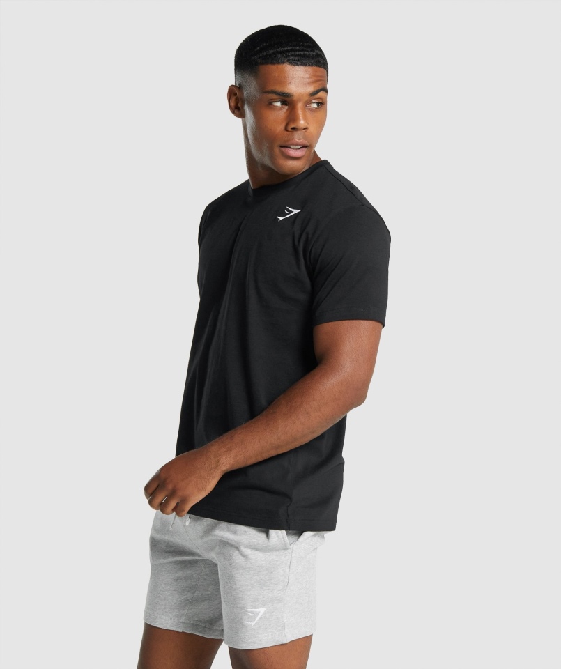 Koszulka Gymshark Z Herbem Czarna