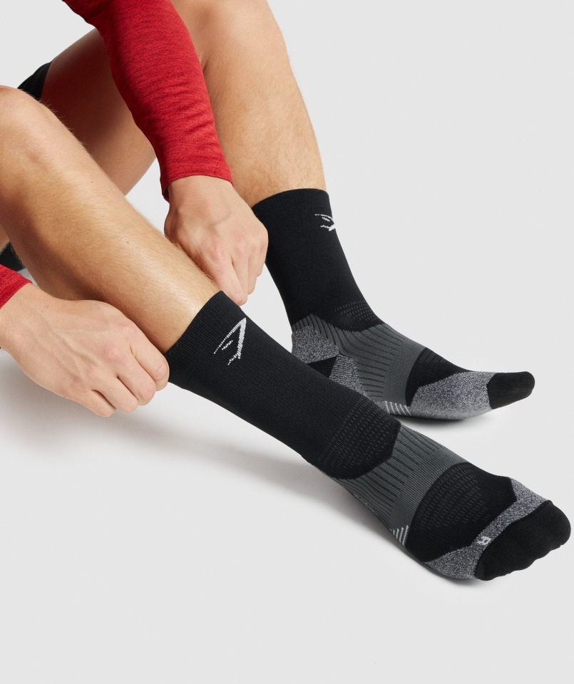 Skarpety Sportowe Gymshark W Kolorze Czarnym