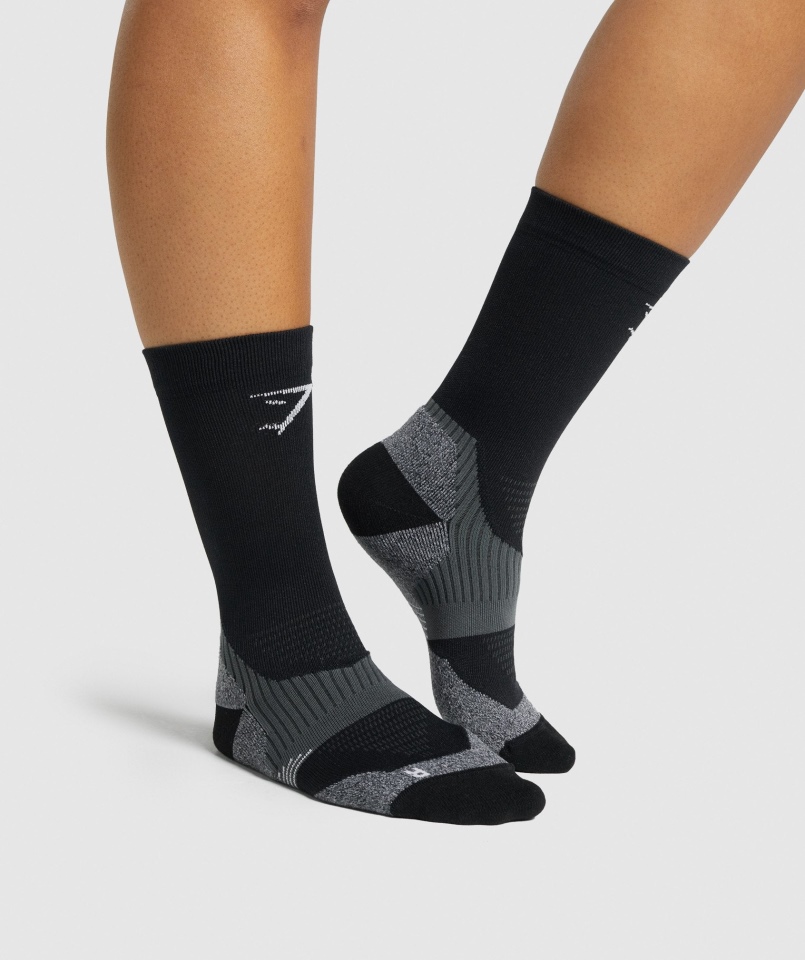 Skarpety Sportowe Gymshark W Kolorze Czarnym