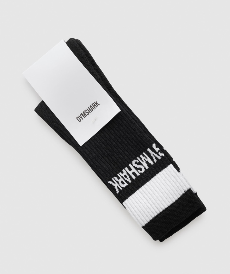 Gymshark Skarpetki Załogi 1 Szt. Czarne