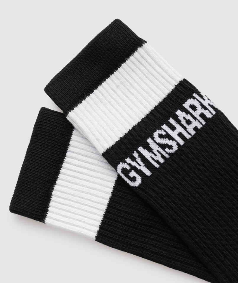 Gymshark Skarpetki Załogi 1 Szt. Czarne