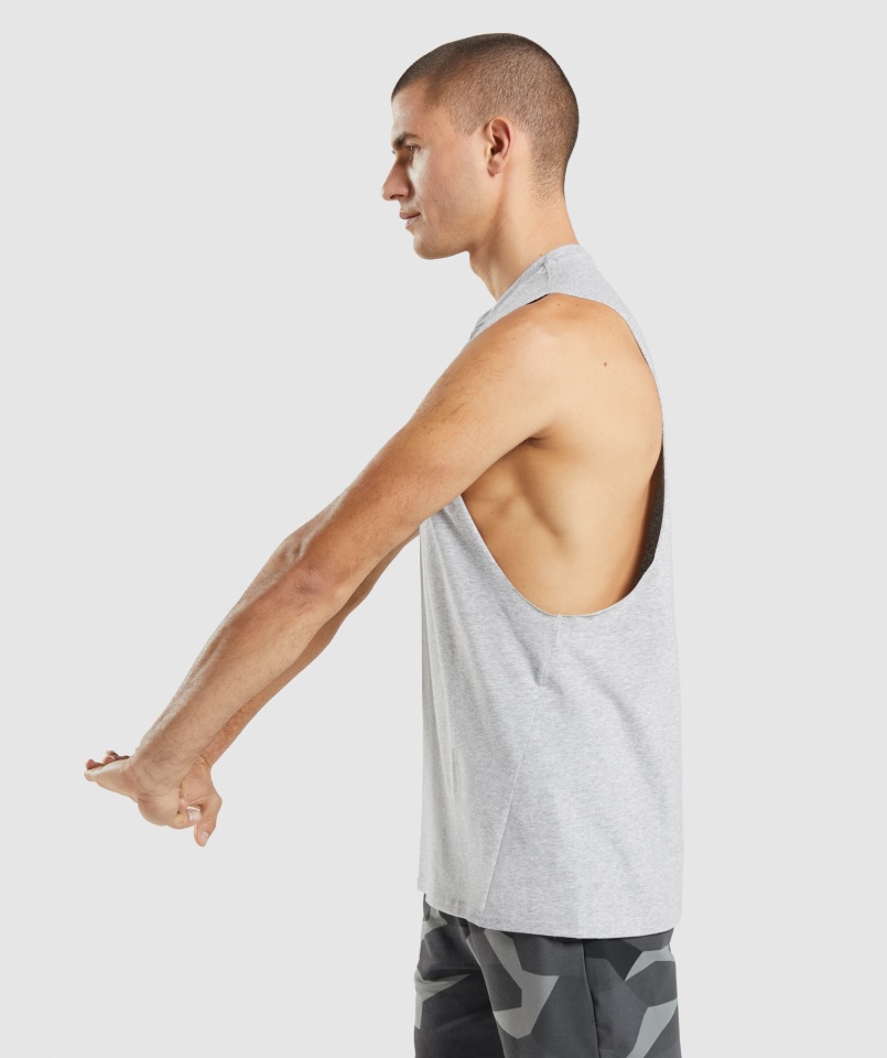 Zbiornik Na Ramię Gymshark Krytyczny 2.0 Jasnoszary Marl