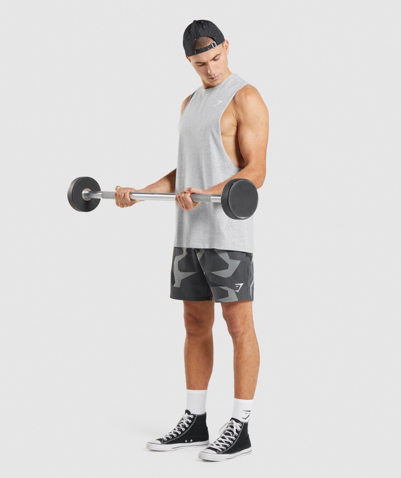 Zbiornik Na Ramię Gymshark Krytyczny 2.0 Jasnoszary Marl