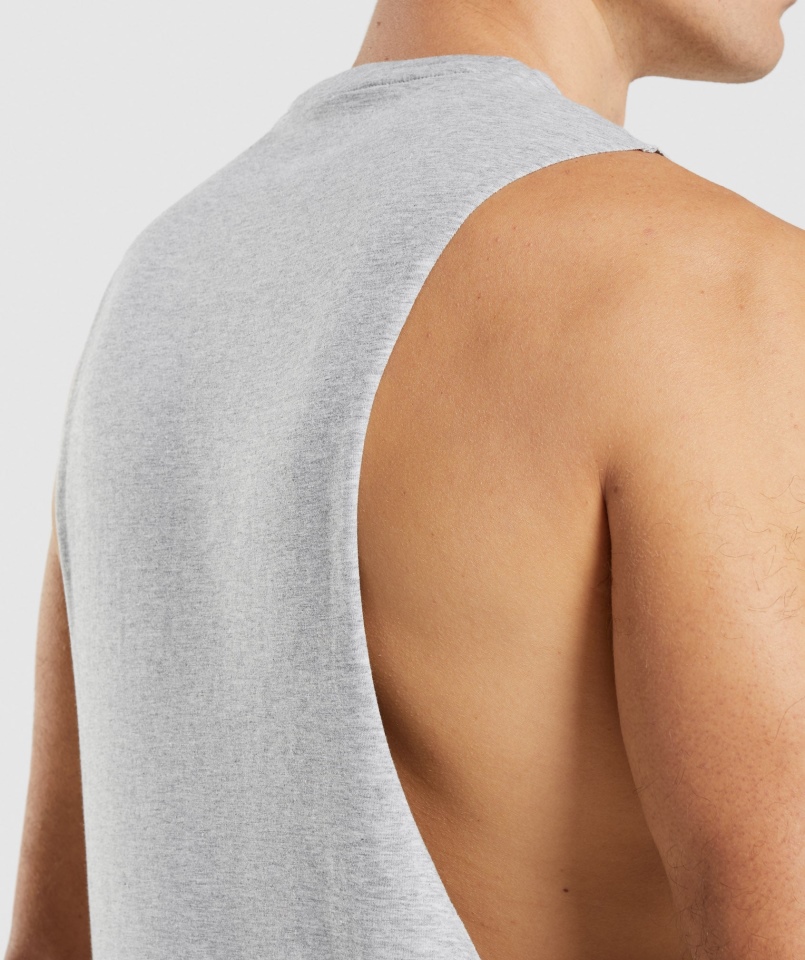 Zbiornik Na Ramię Gymshark Krytyczny 2.0 Jasnoszary Marl