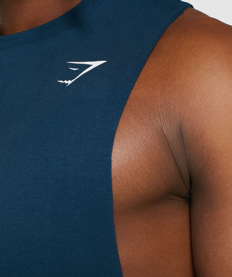 Gymshark Krytyczny 2.0 - Granatowy Zbiornik Na Ramię
