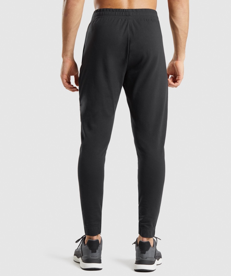 Gymshark Krytyczne 2.0 Joggery Męskie Czarne
