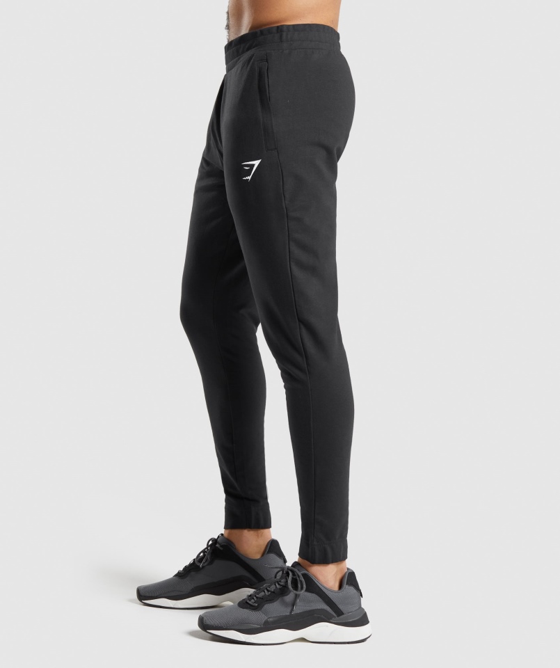 Gymshark Krytyczne 2.0 Joggery Męskie Czarne