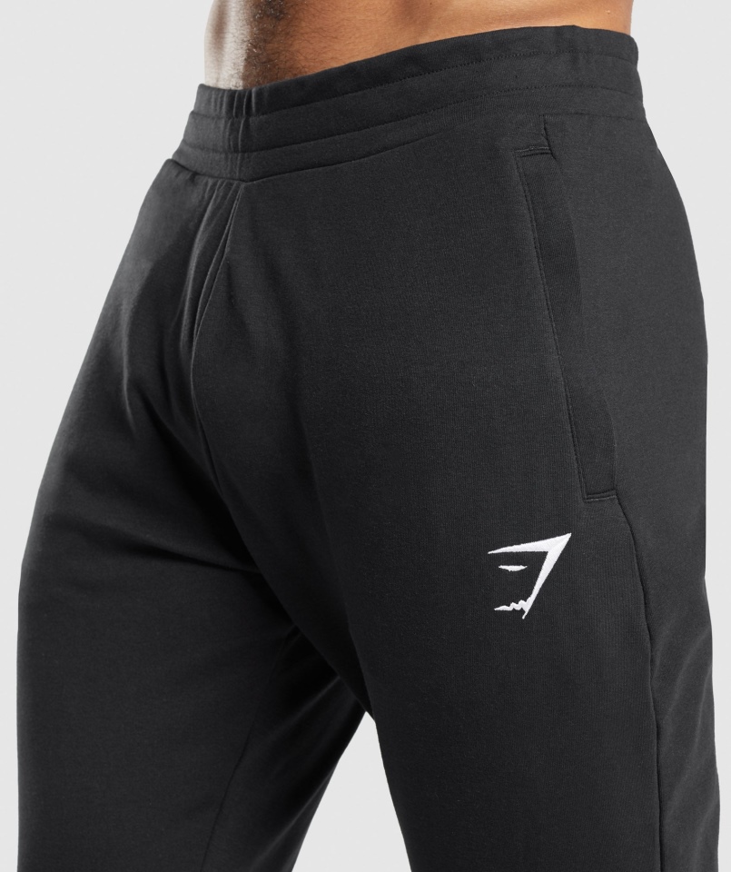 Gymshark Krytyczne 2.0 Joggery Męskie Czarne