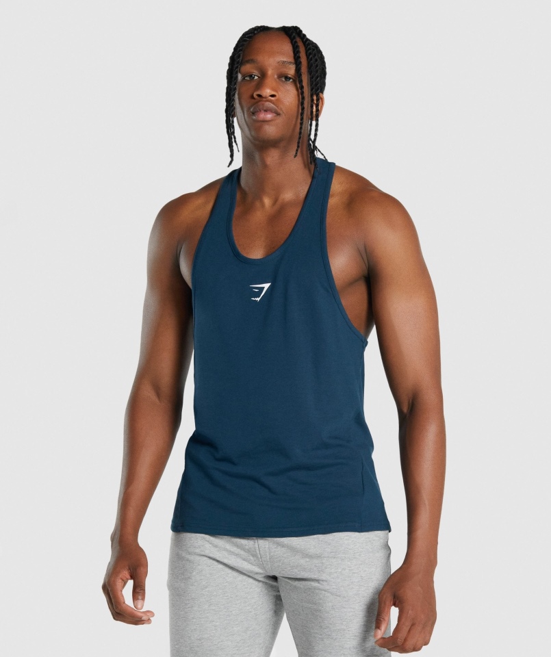 Gymshark Krytyczny 2.0 Stringer Granatowy
