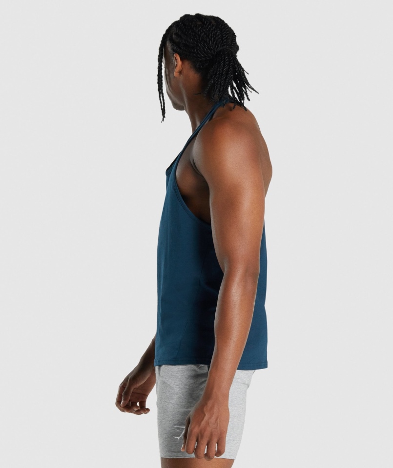 Gymshark Krytyczny 2.0 Stringer Granatowy