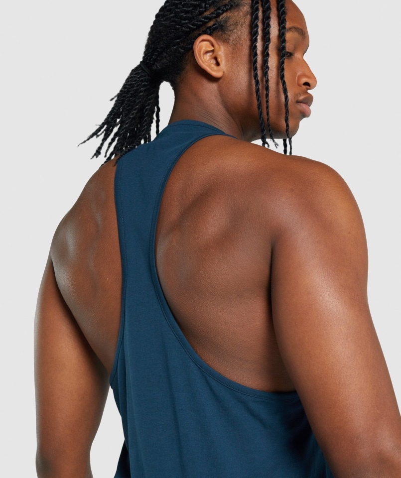 Gymshark Krytyczny 2.0 Stringer Granatowy