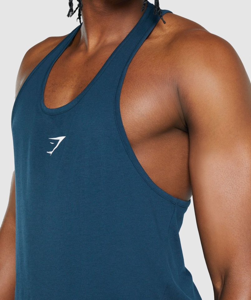 Gymshark Krytyczny 2.0 Stringer Granatowy
