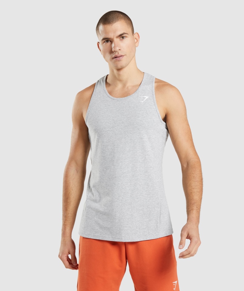 Zbiornik Gymshark Krytyczny 2.0 Jasnoszary Marl